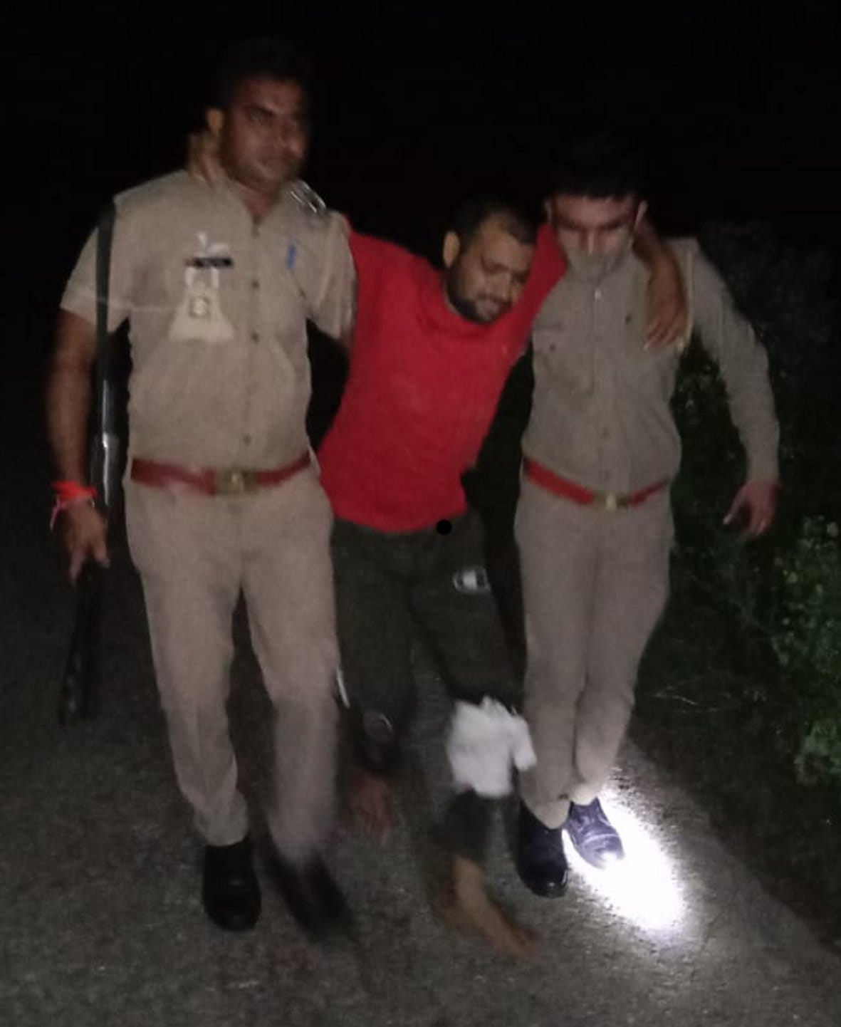 Cow slaughter accused escaped from police custody, caught in encounter