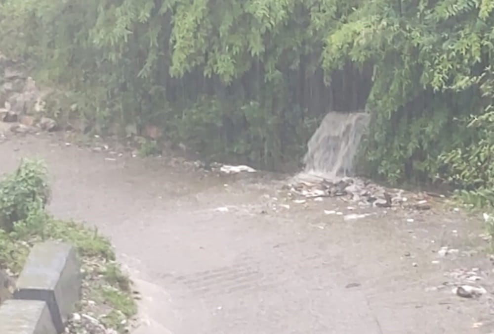 Mussoorie News: Tourist Afraid To See Kempty Falls Overflow After Heavy Rainfall Photos