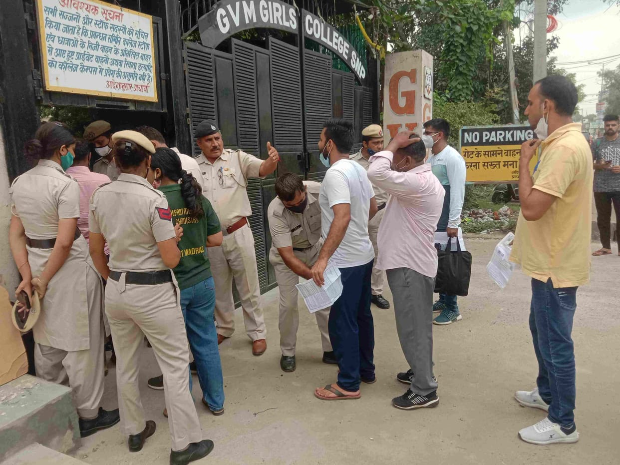 HCS's exam conduct in high security in haryana