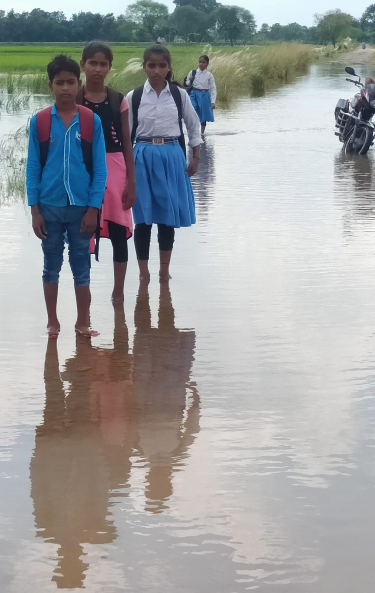 Water level of Ghaghra rising for three days