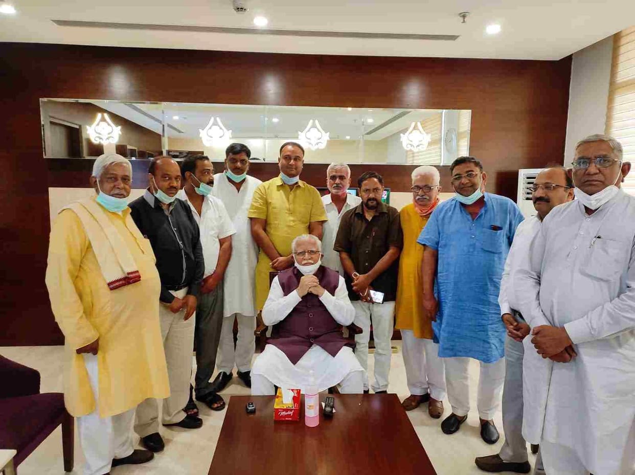 counsler meet to cheefminister in gurgram