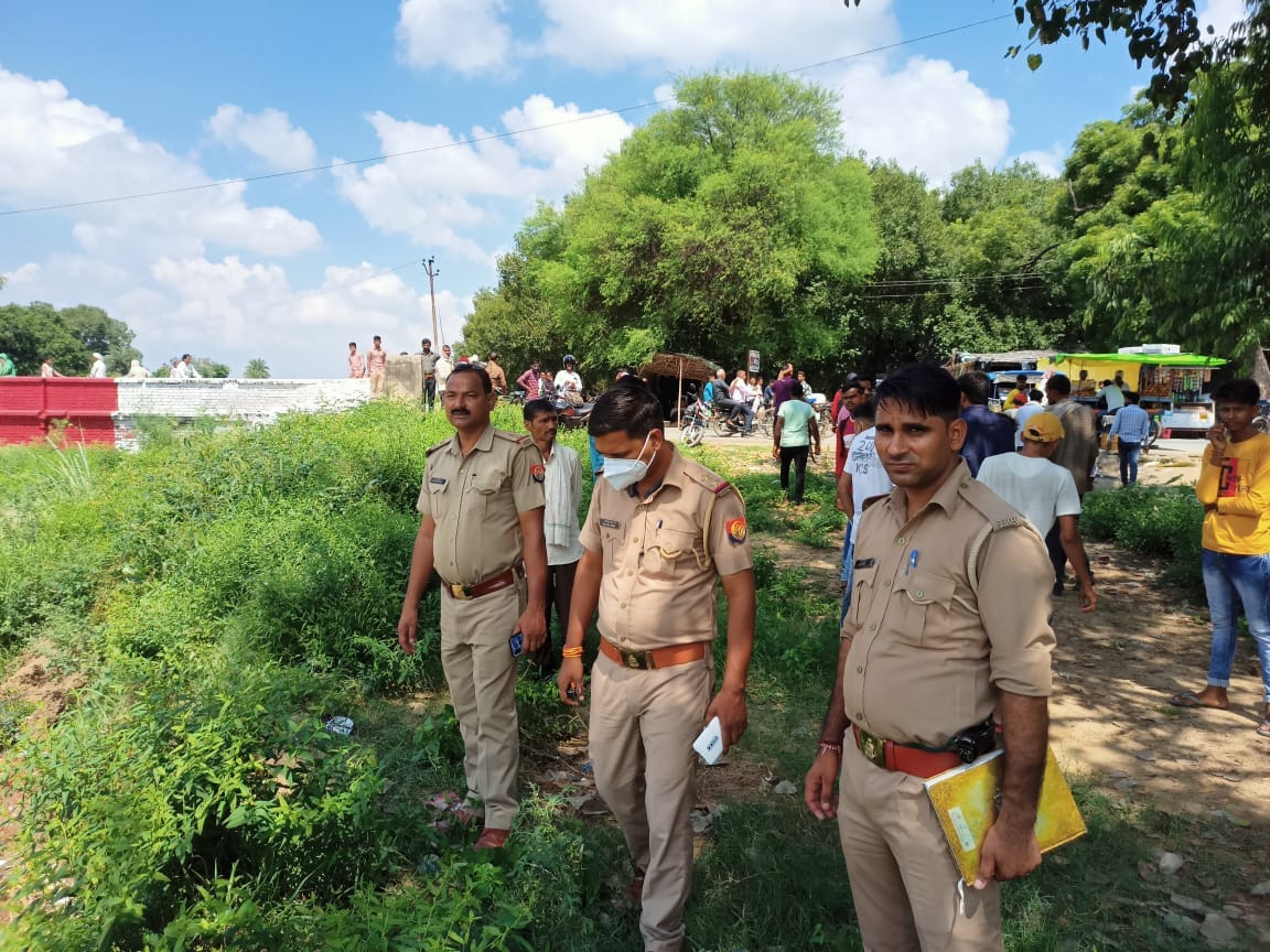 etawah news,Woman's body found in Bhognipur Gang Canal
