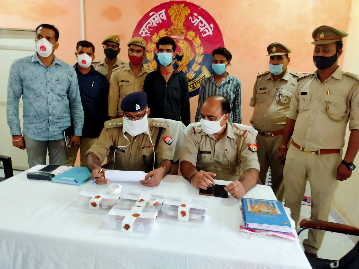 two arrested,talabpura theft