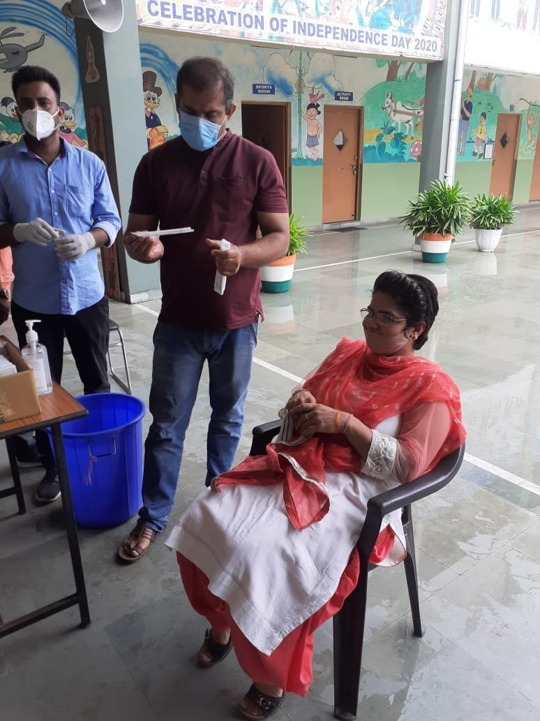 The district became corona free again, a patient was discharged from the civic hospital