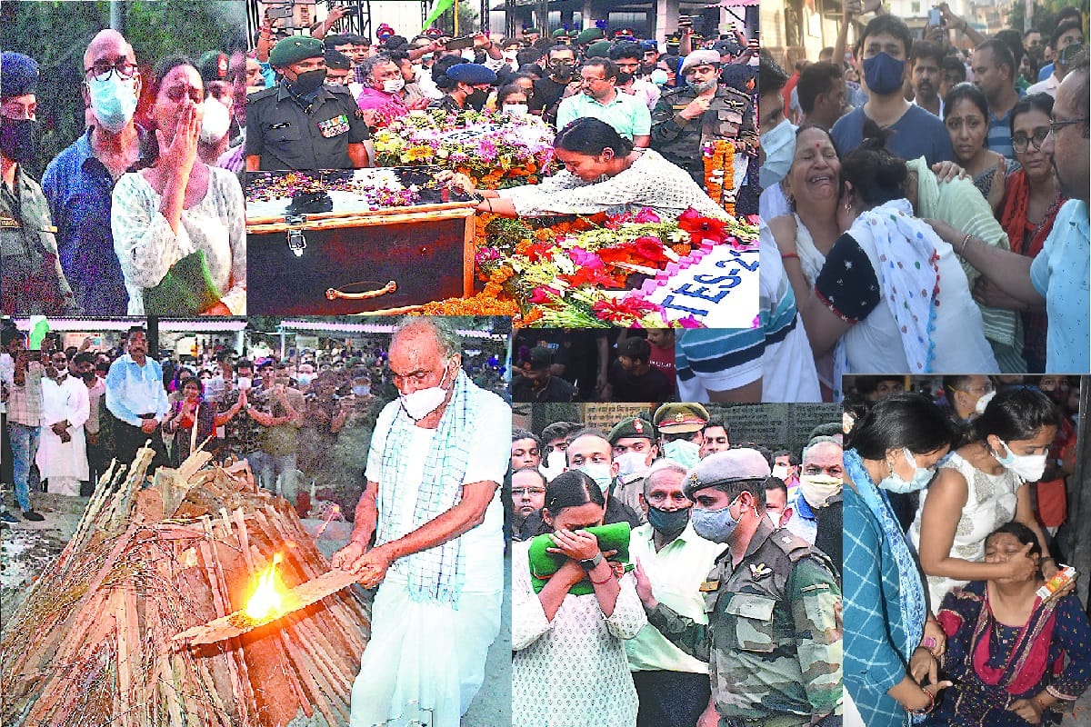 Meerut News: The wife got separated from martyr husband Major Mayank Vishnoi and at the last moment Swati said I love you