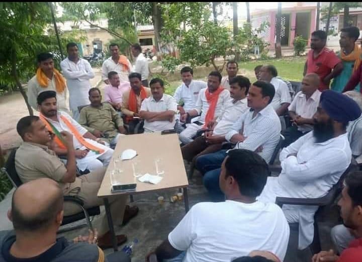 police bjp leader controversy