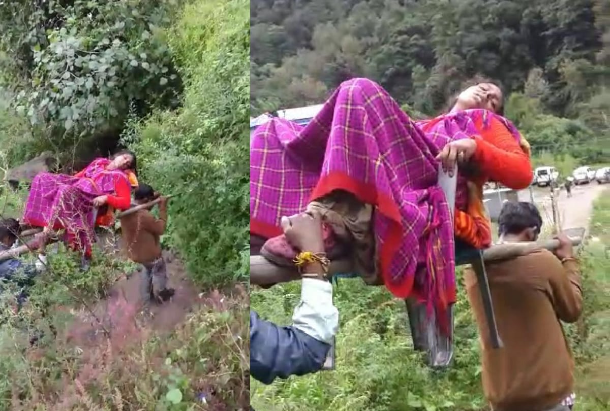 Himachal Pradesh Kullu Woman Delivers Baby On Road due to no road connectivity to village