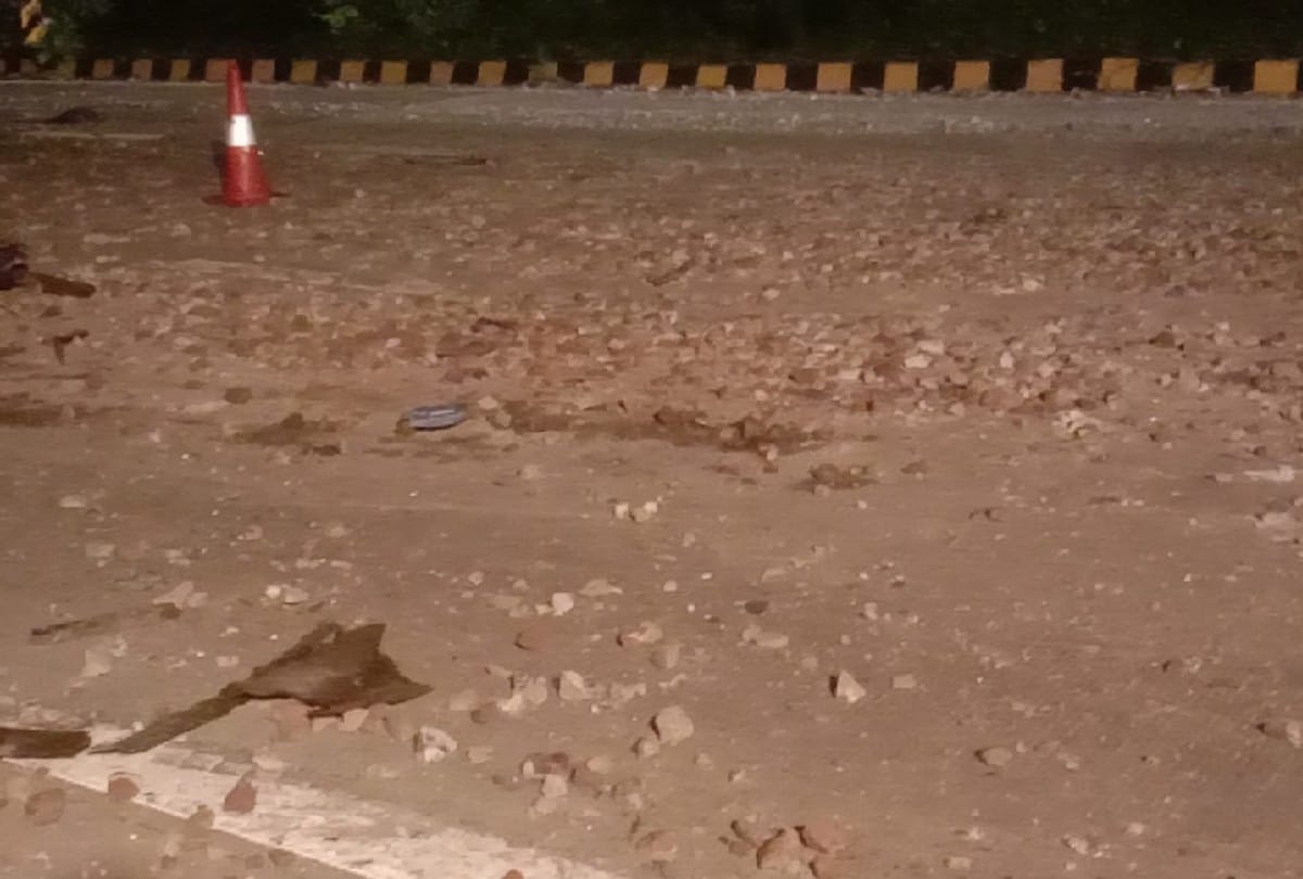 Agra Mathura Yamuna Expressway Road Accident News: Truck crashed three men sleeping on the Yamuna Expressway in Mathura