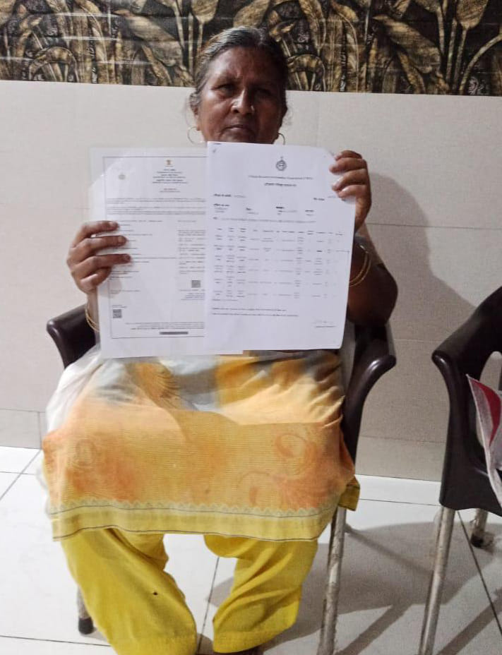Elderly reached to get widow pension, shown dead in family identity card