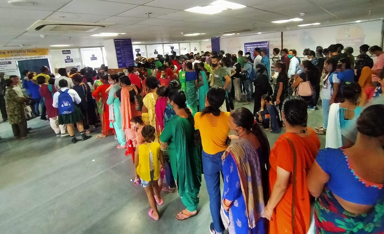 Server slowed down in Doon Hospital, patients remained helpless