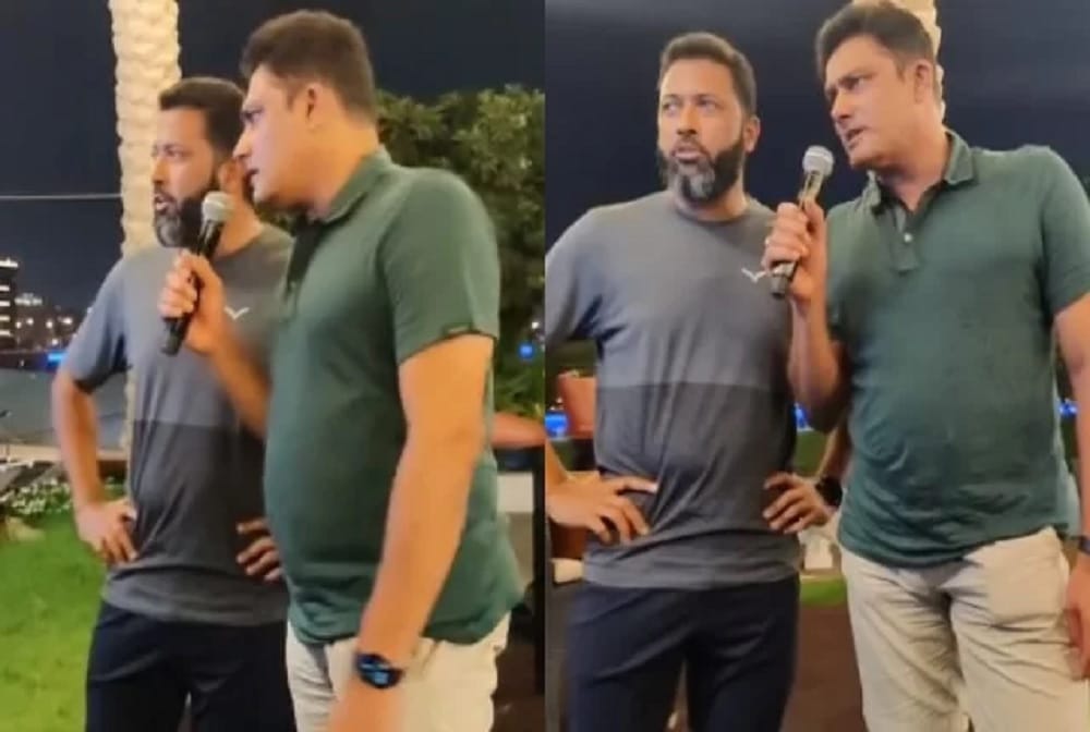 IPL 2021: Anil Kumble, Wasim Jaffer enjoy Karaoke night with Punjab Kings contingent