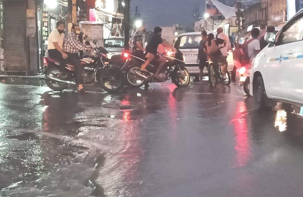 Relief from humidity due to heavy rain