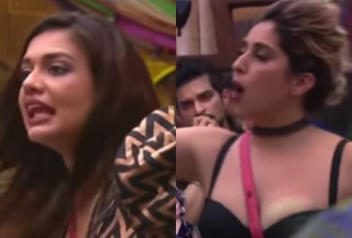 Bigg boss OTT divya agarwal give savage reply to neha bhasin in debate task