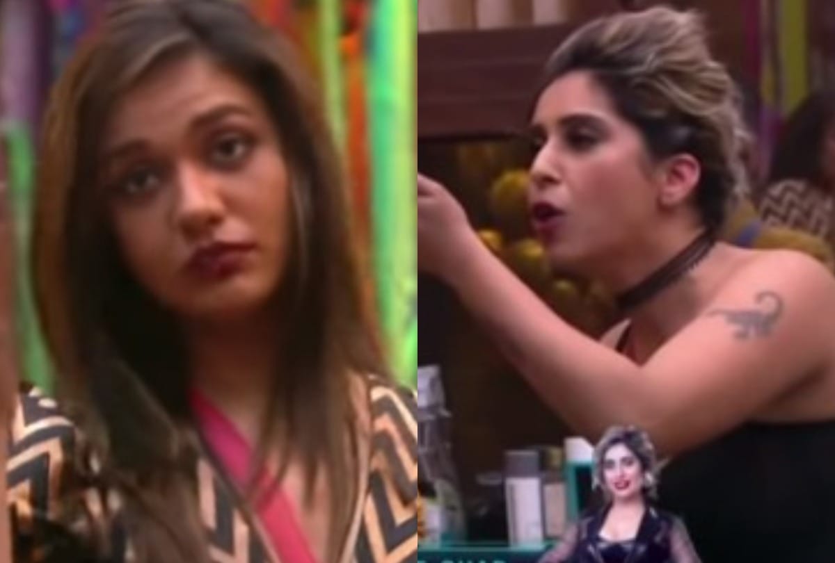 Bigg boss OTT divya agarwal give savage reply to neha bhasin in debate task