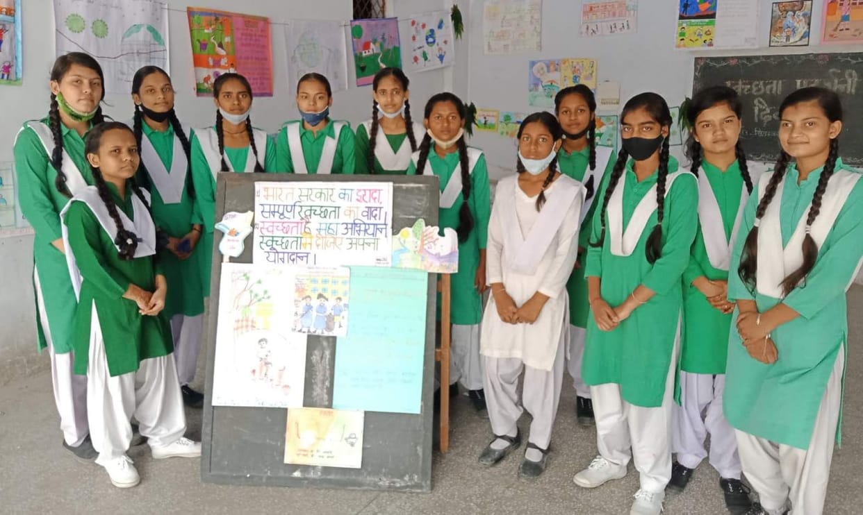 Message of cleanliness given through poster exhibition
