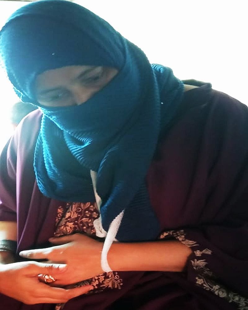Train coach glass broken, woman-innocent injured