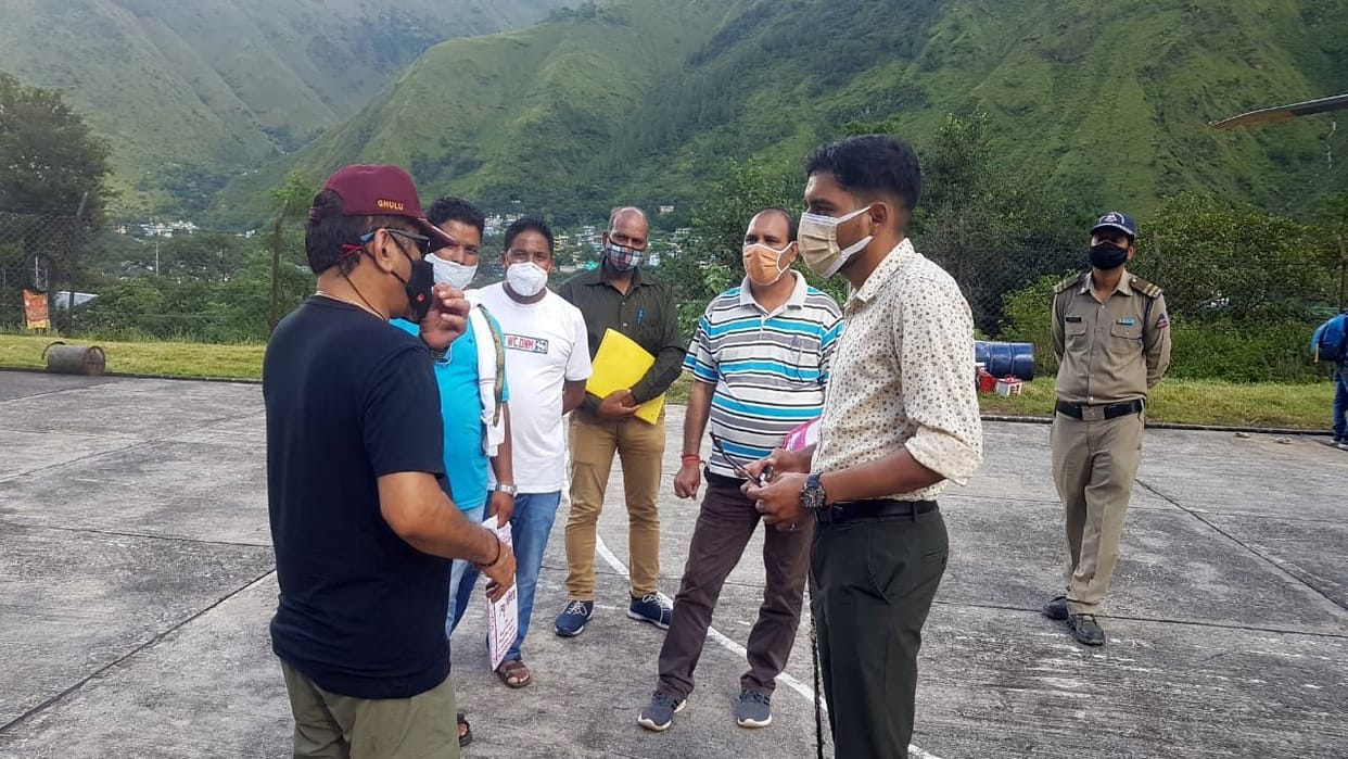 DM did an aerial survey, took stock of the closed roads