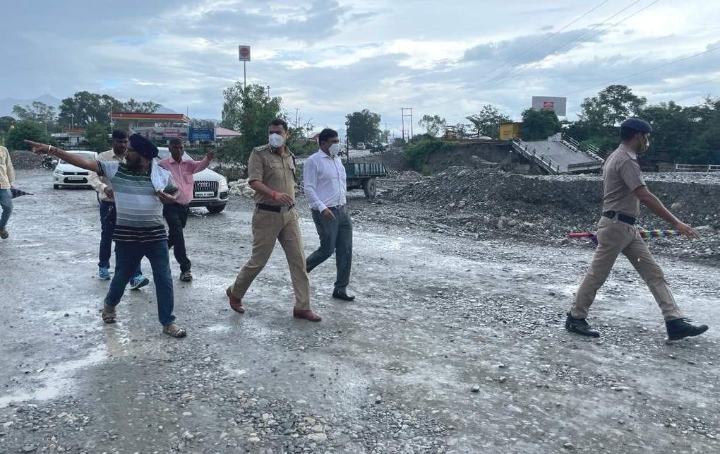 DM and SSP inspected the causeway