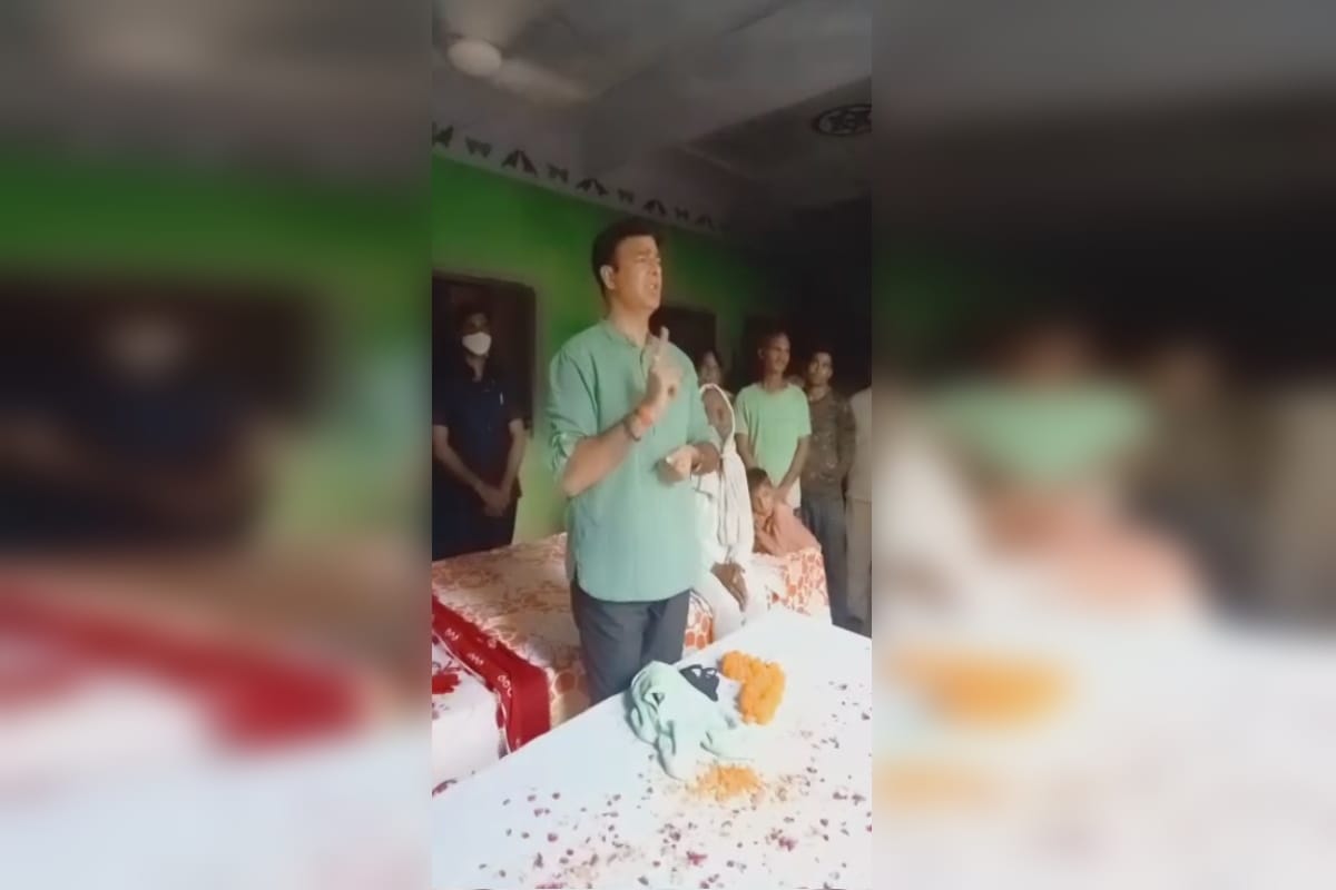 Meerut News: A video of BJP MLA Sangeet Som is going viral on social media