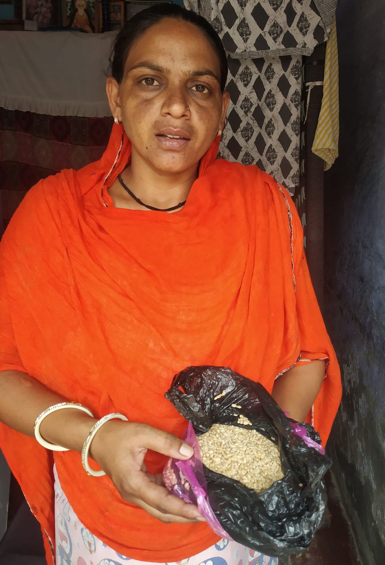 Insects distributed ration in the name of nutritious food among pregnant women and children