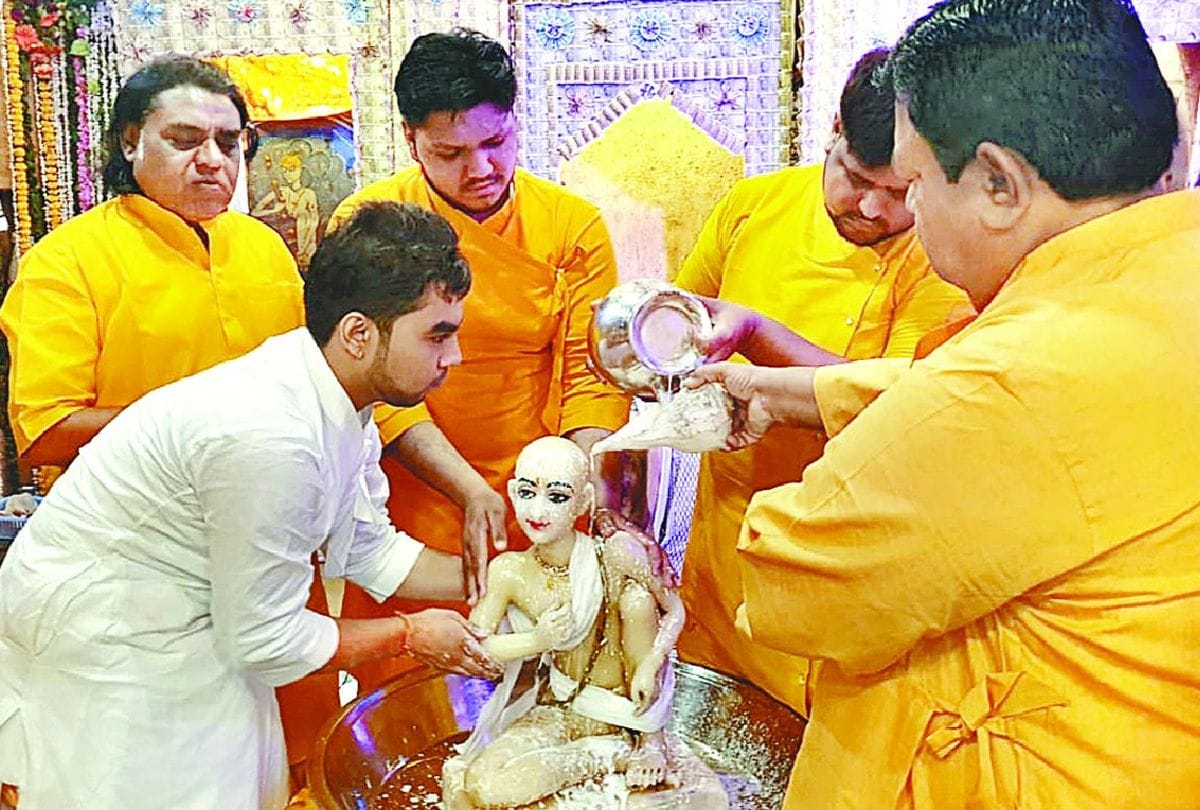 Mathura Radha ashtami radharani birth anniversary celebrated in vrindavan