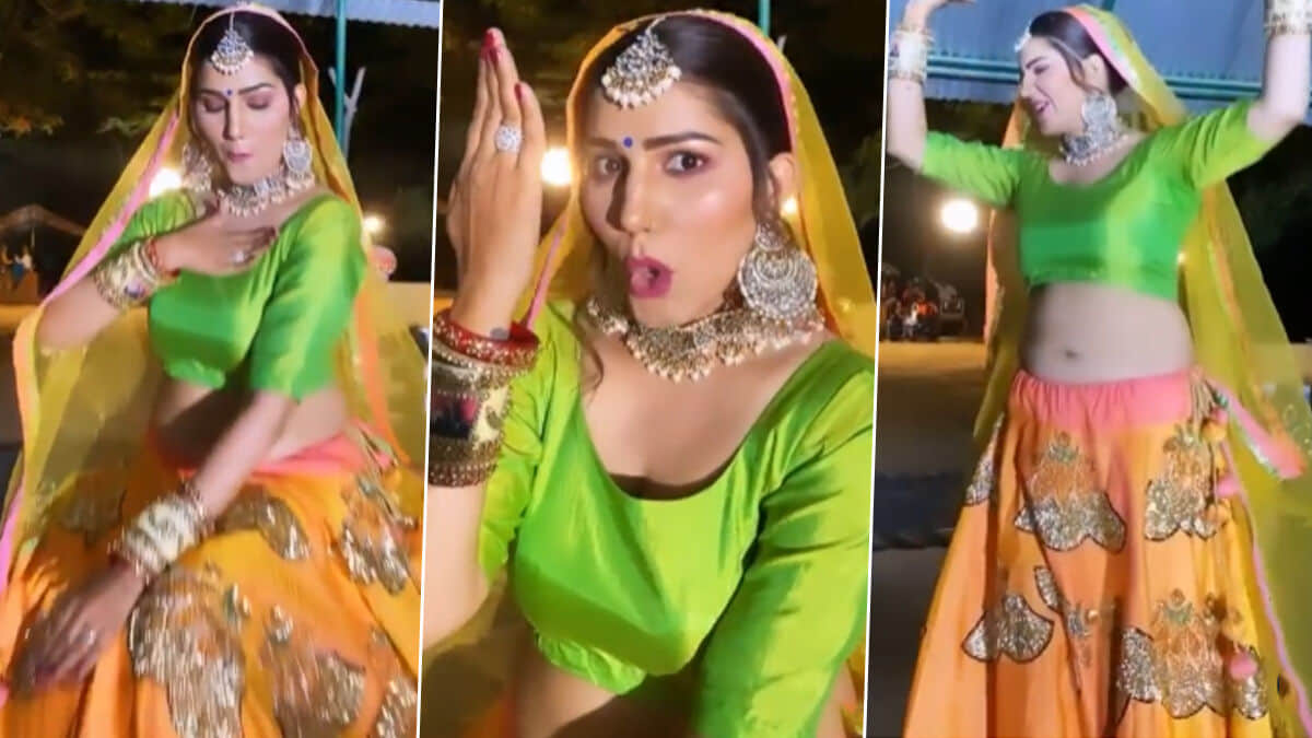 sapna choudhary video viral on manne aave hichki song