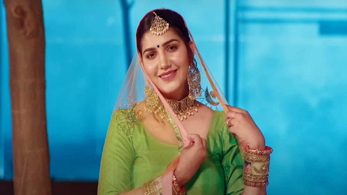sapna choudhary haryanvi song ghaghara trending on youtube