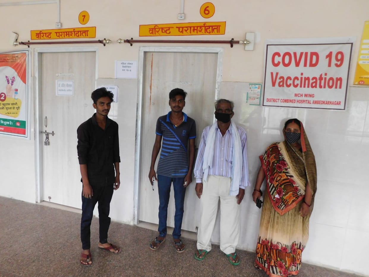 Vaccine over, people returned disappointed