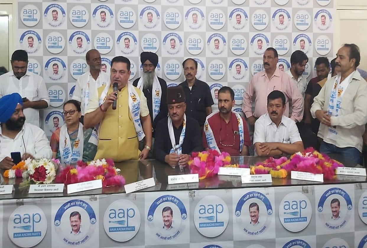 uttarakhand election 2022: When AAP leader Colonel ajay Kothiyal program ends workers started demanding wages