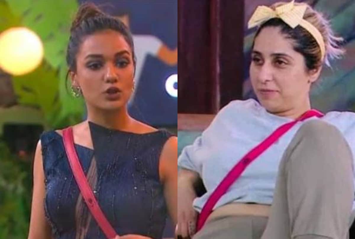 Bigg boss OTT divya agarwal give savage reply to neha bhasin in debate task