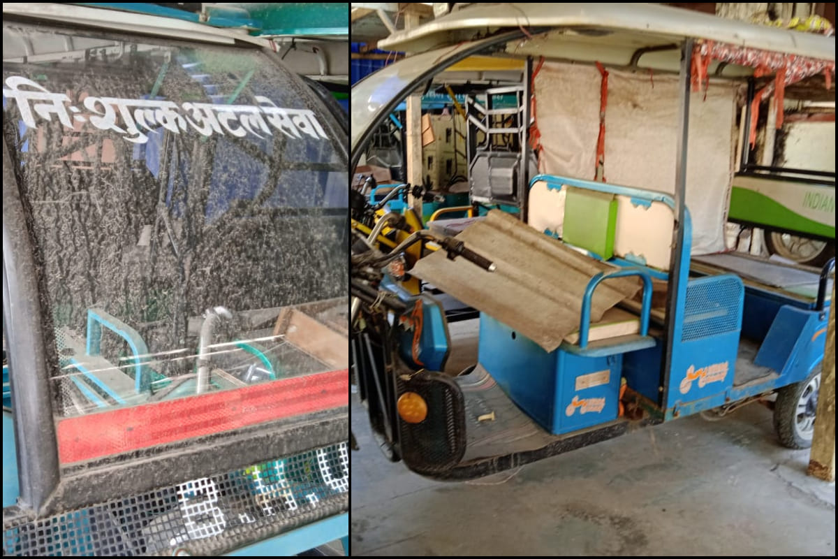 bhu hospital atal seva free e-rickshaw service for patient in bad condition in varanasi