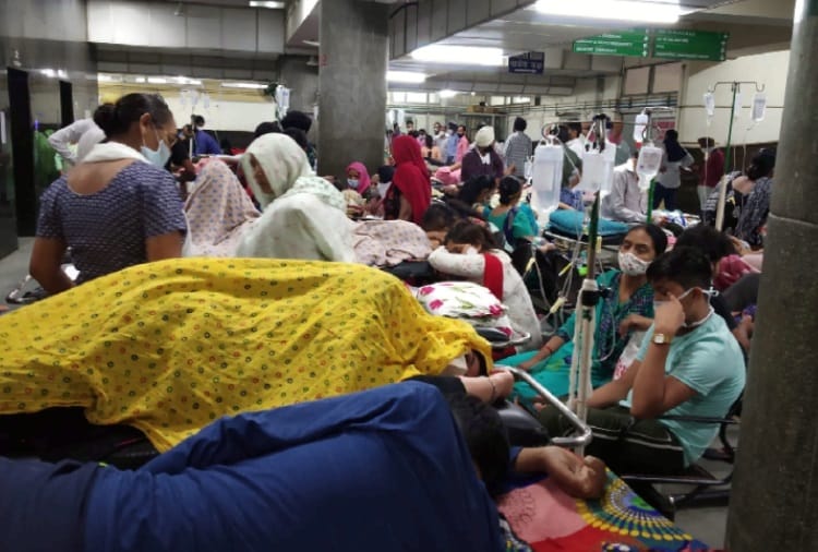 Chandigarh: Corona Guidelines not Followed in Emergency of GMCH-32