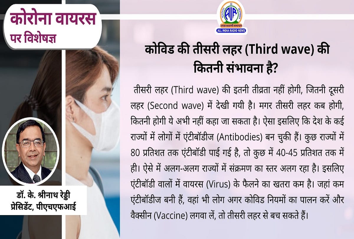 Coronavirus third wave in India covid 19 vaccination coronavirus question answer