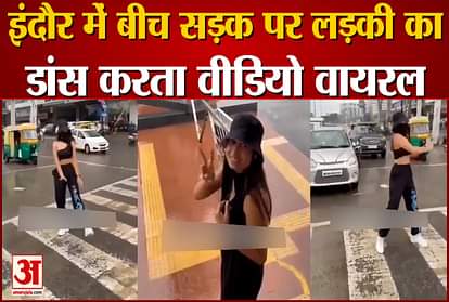 indore girl dances on road traffic police issues notice for violating rules