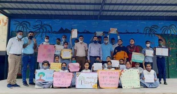 Hindi Diwas celebrated in educational institutions, Yamunanagar