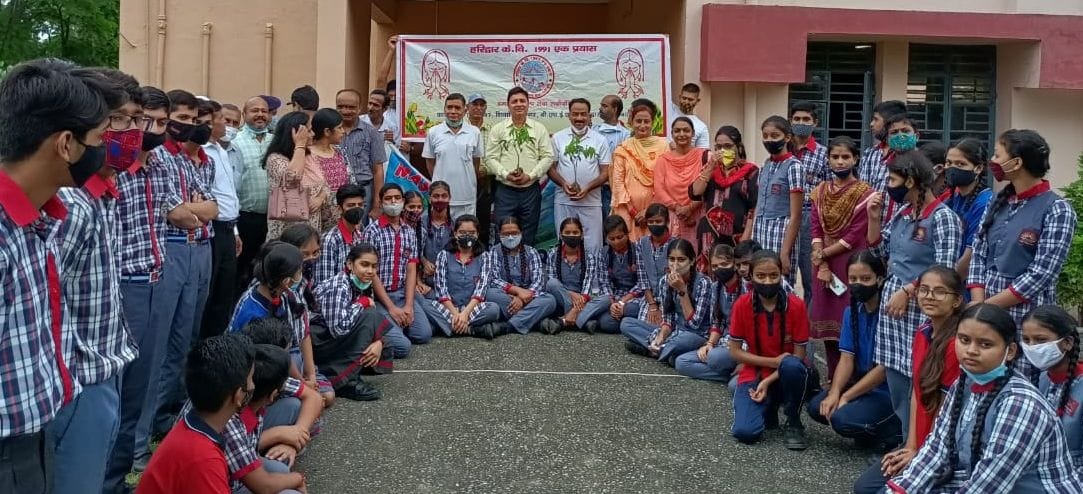 100 saplings planted in Kendriya Vidyalaya
