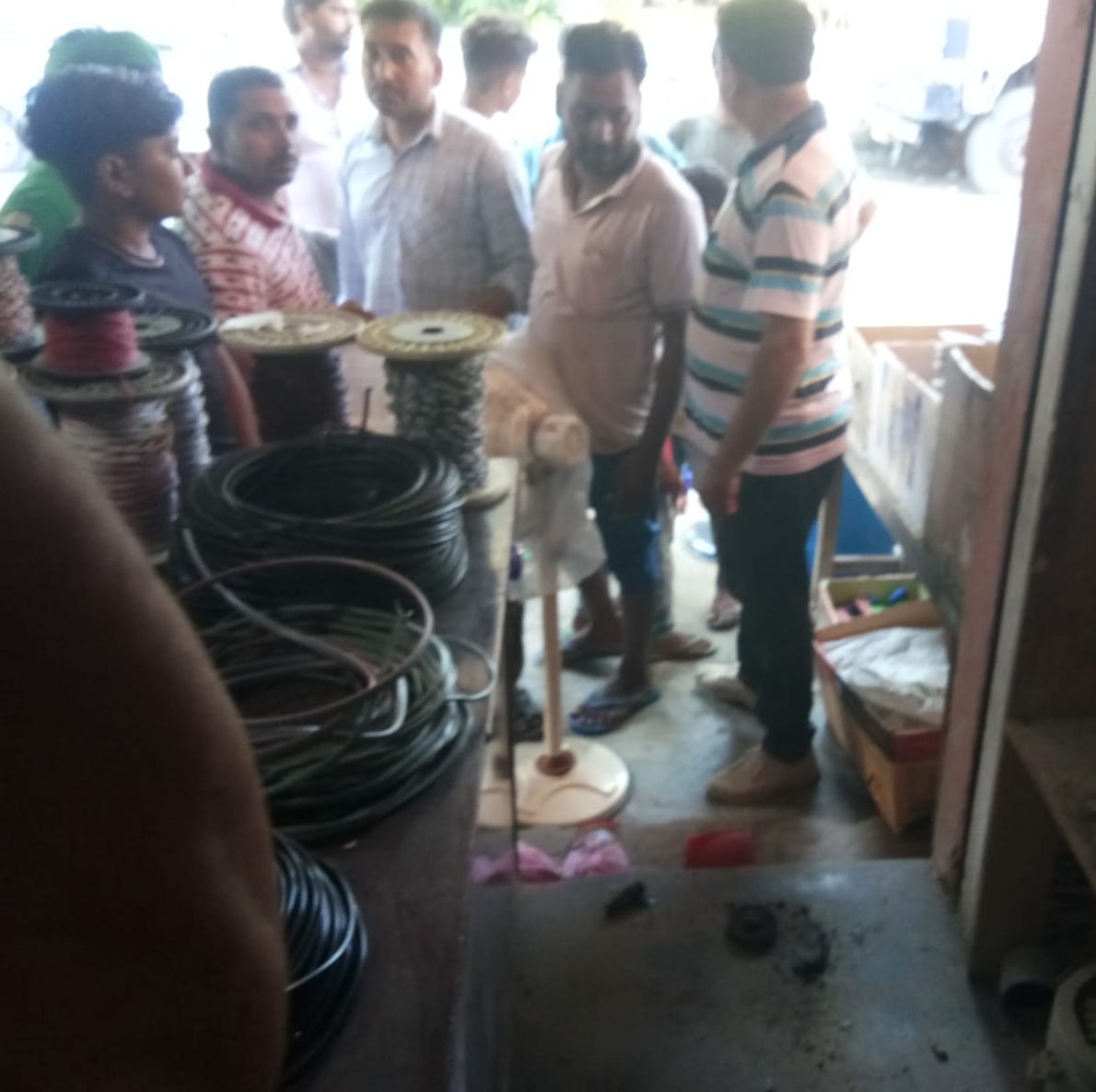 Blast in parcel kept in BJP worker's shop