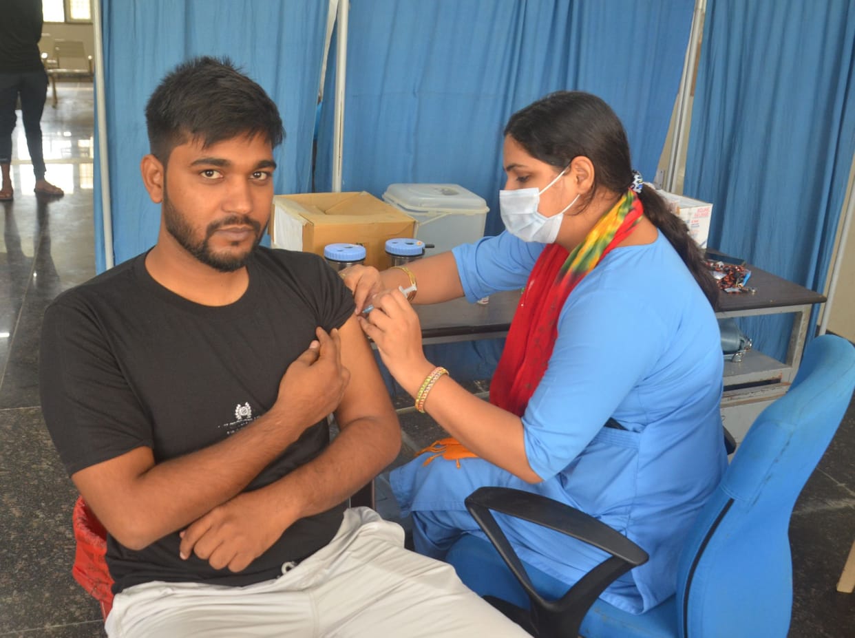 Mega Vaccination Camp: On the first day 12731 people got vaccinated at 84 places