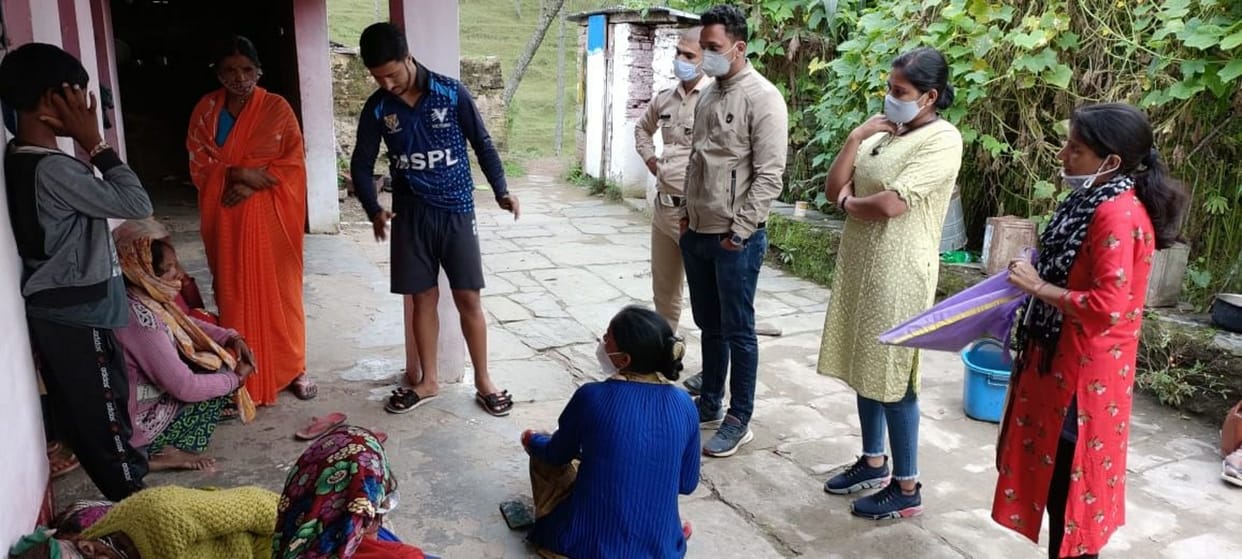 uttarakhand news: man first brutally beat his wife to death, then burnt her with petro