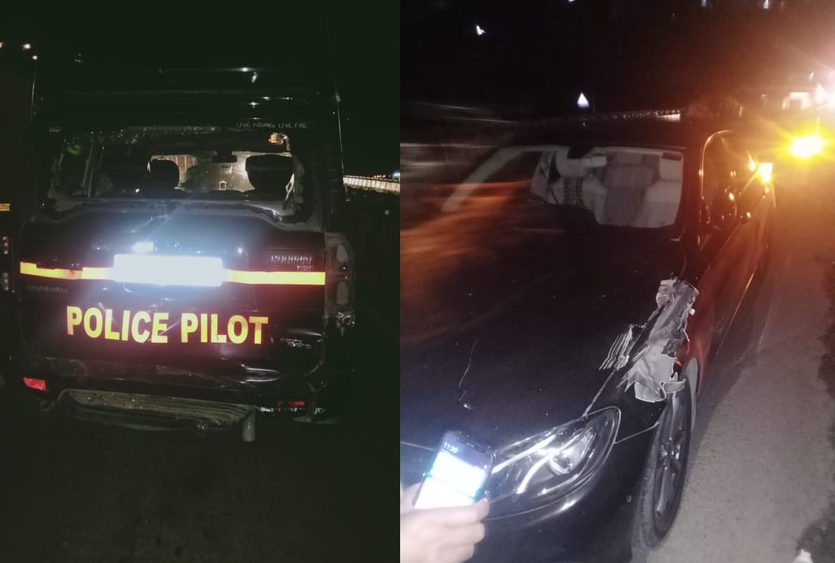Himachal News: Truck hits escort vehicle of convoy Governor Rajendra Vishwanath Arlekar