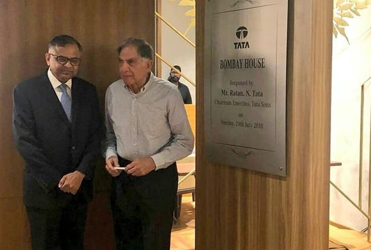Tata Sons Chairman N Chandrasekaran confirms no change in Leadership structute of the Group Ratan Tata anguished