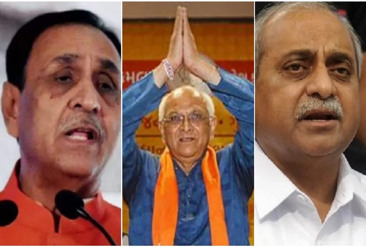Gujarat cabinet minister oath taking live updates and new cm bhupendra patel, vijay rupani, nitin patel statement