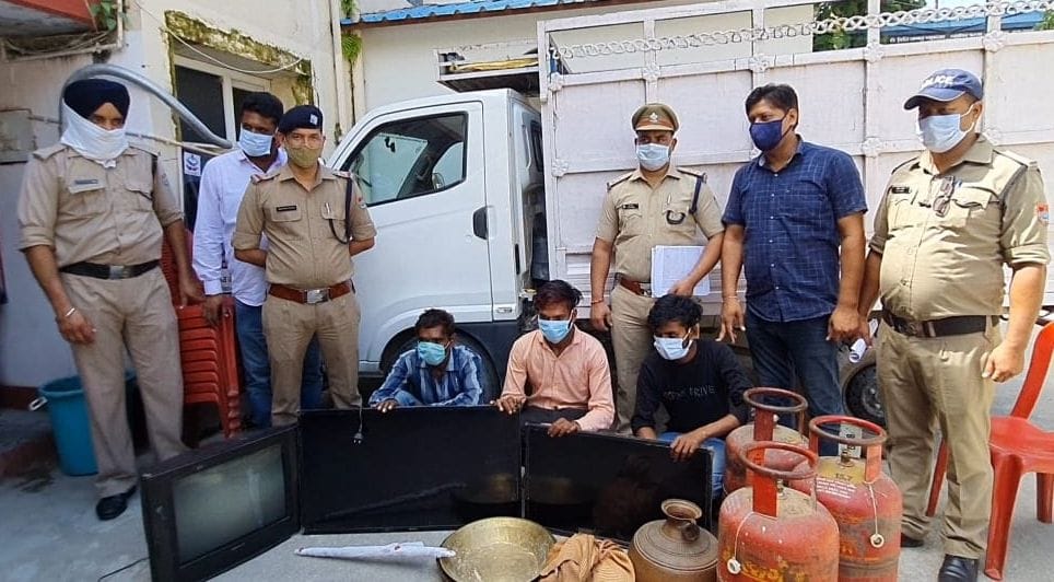 Father and son involved in thefts caught