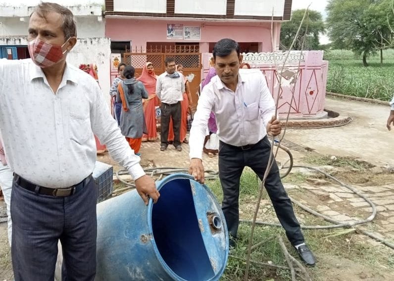 Village-village campaign was launched to get the stagnant water thrown