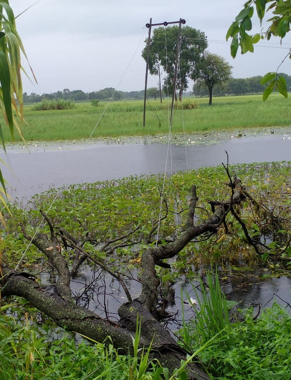 People of flood affected areas are scared due to rain