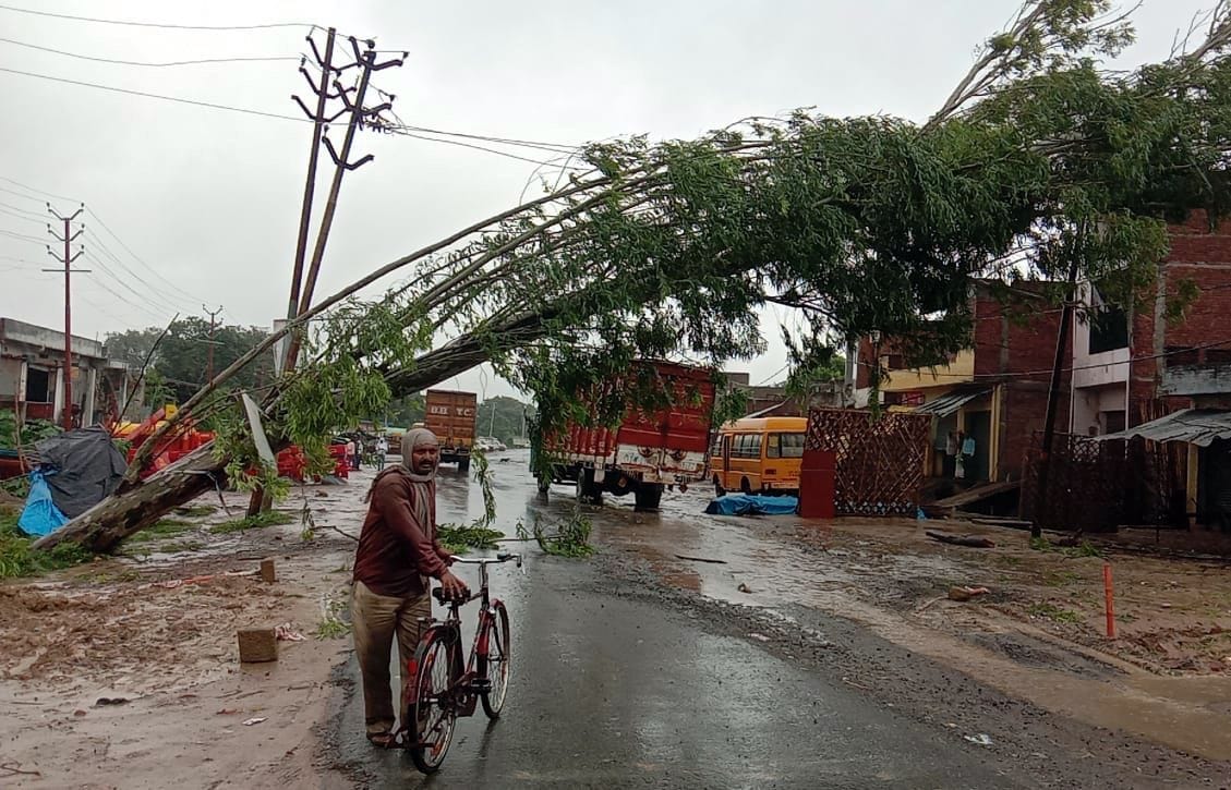 Kannauj: Rain breaks record of 17 years