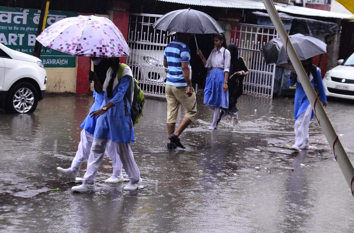 Roads became ponds due to rain, life disturbed