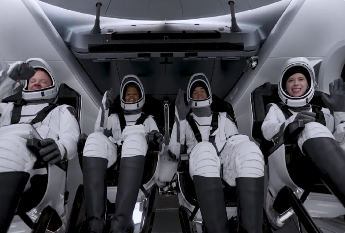 Ordinary Astronauts Prepare for Extraordinary Launch to Space SpaceX rocket carrying four people will from Kennedy Space Center