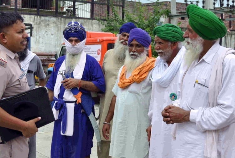 Farmer died in road accident in Karnal of Punjab