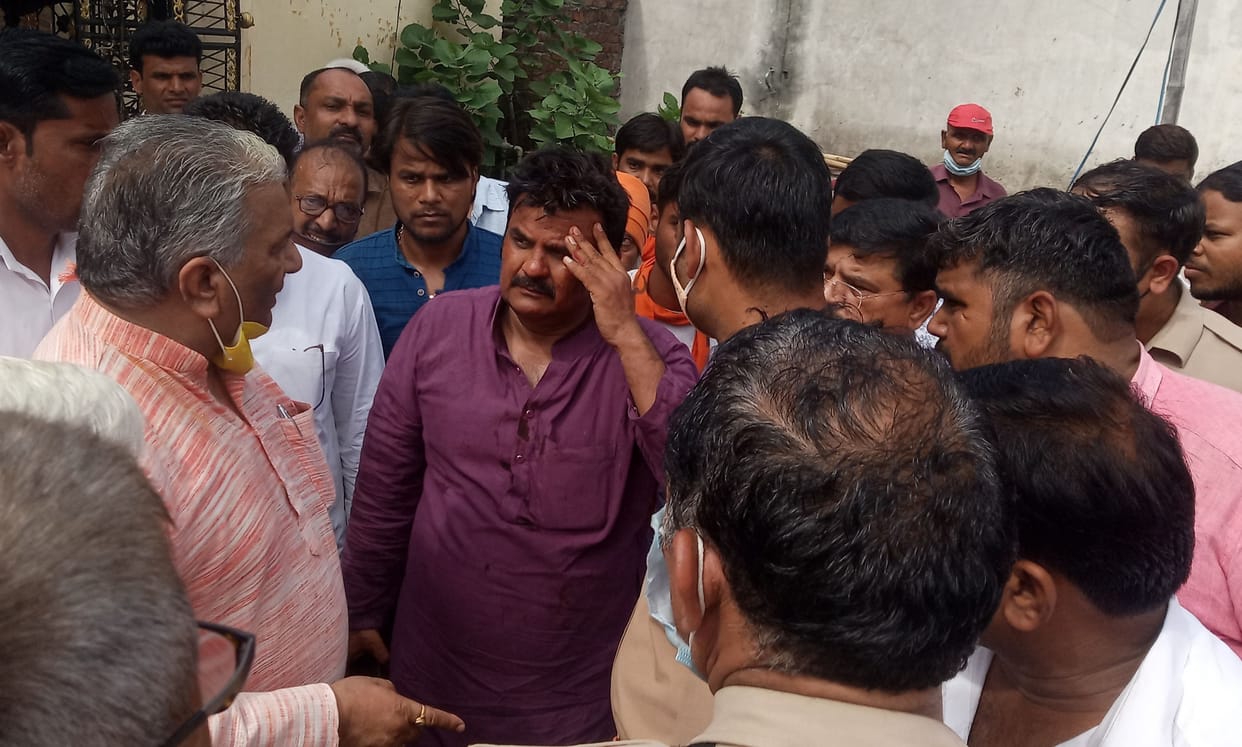 Worker assaulted in BJP's enlightened conference